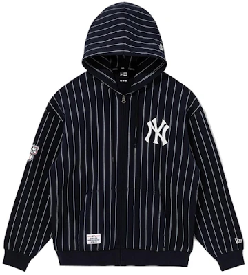 New Era 紐約洋基條紋拉鍊帽T 男女款 深藍 13781114 Buy New Era 紐約洋基條紋拉鍊帽T 男女款 深藍 13781114