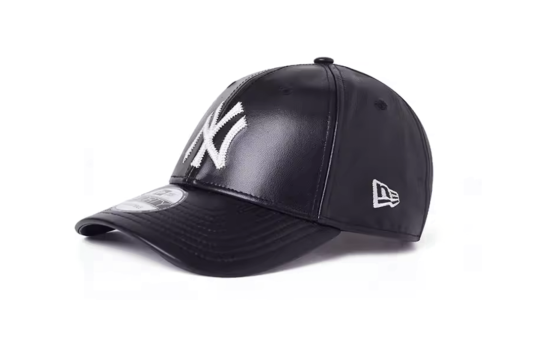 New Era NY Embroidered Cap Black Unisex Couples Style 60364469