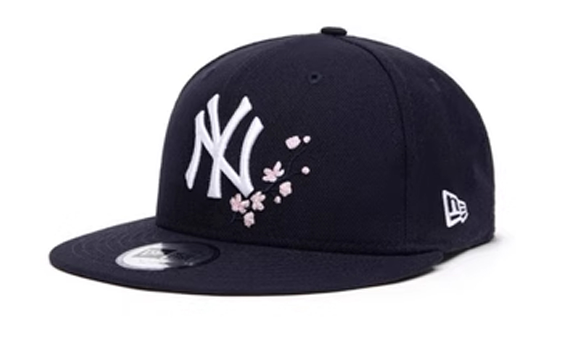 New Era NY Embroidered Cotton Baseball Cap Unisex Couple Style Black. 1337721