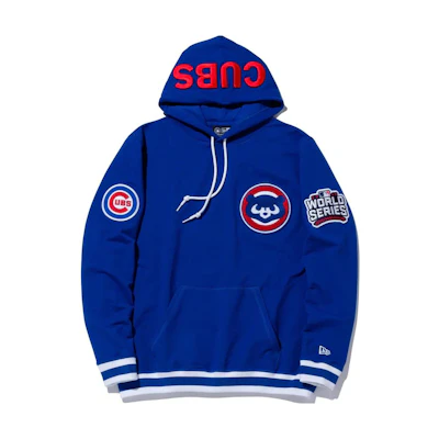 New Era Oversized Hoodie Blue Chicago Bears Logo Unisex Pullover Sweater 13338302