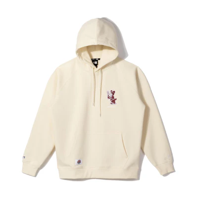 New Era Oversized Solid Color Hoodie Pullover Off-White 13546510