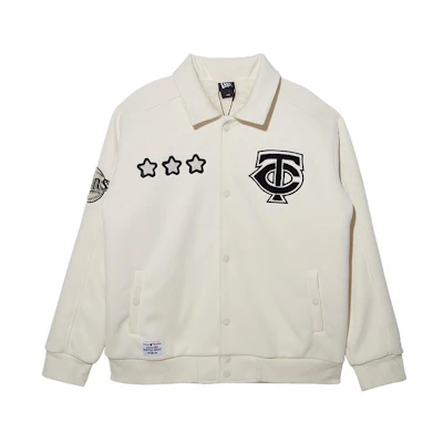 New Era Printed Zip-Up Fleece Collar Long Sleeve Jacket 13488918