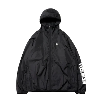 New Era Printed Zip-Up Hoodie Jacket Black 12855341