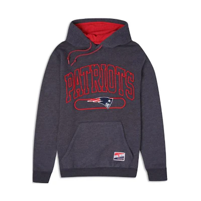 New Era Pullover Hoodie with Letter Design in Dark Gray 60409467