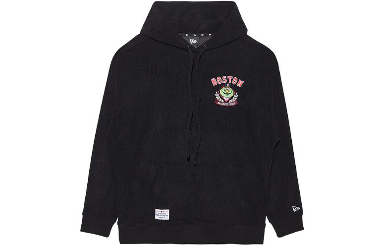 New Era Pullover Logo Embroidered Sweatshirt Unisex Black 13488925