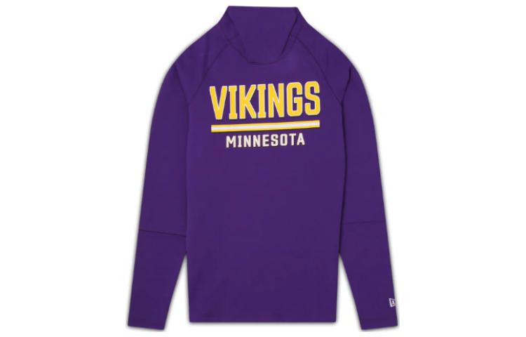 New Era Purple Letter Print Hoodie 60410457