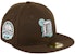 New Era Quiet Storm Detroit Tigers Stadium Patch Alternate Hat Club Exclusive 59Fifty Fitted Hat Brown