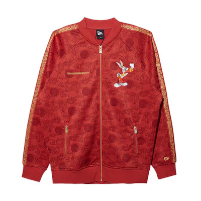 New Era Rabbit Embroidered Zip-Up Sweatshirt Unisex Red 13488916