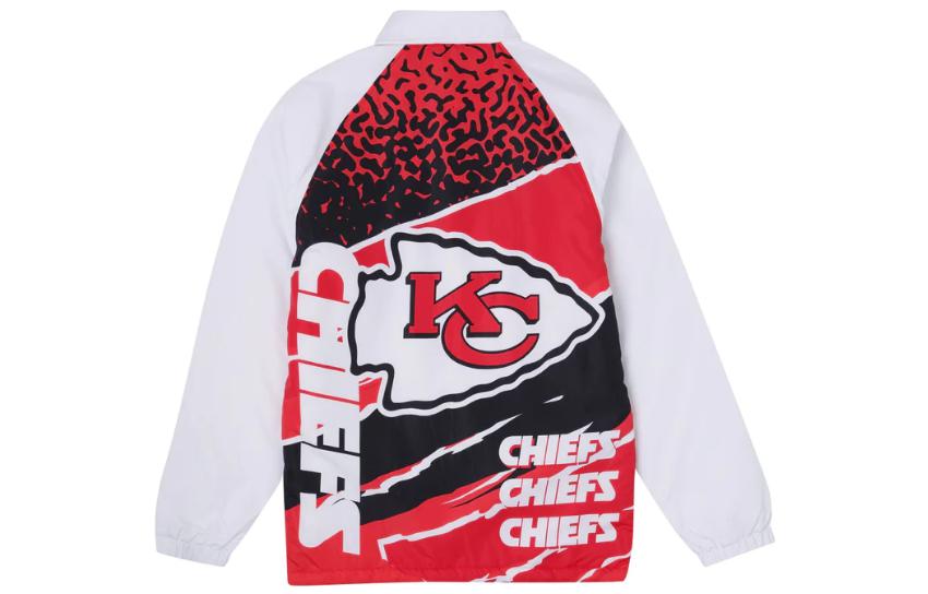 New Era Retro Letter Long-Sleeve Jacket Red 60408817