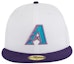 Buy New Era Retro On-Field Arizona Diamondbacks 1998 Hat Club Exclusive 59Fifty Fitted Hat White/Purple