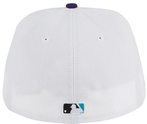 New Era Retro On-Field Arizona Diamondbacks 1998 Hat Club Exclusive 59Fifty Fitted Hat White/Purple Order New Era Retro On-Field Arizona Diamondbacks 1998 Hat Club Exclusive 59Fifty Fitted Hat White/Purple