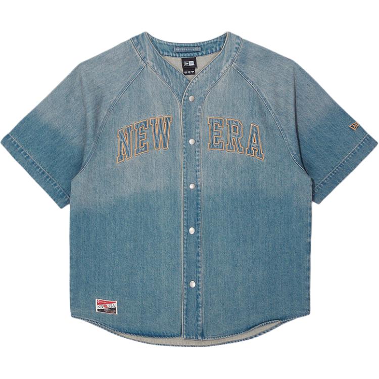 New Era Retro Series Comfortable Relaxed Fit Unisex Baseball Shirt Cardigan 14536408