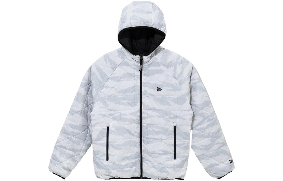 New Era Reversible Camo Hooded Jacket - Gray Camo 13781082