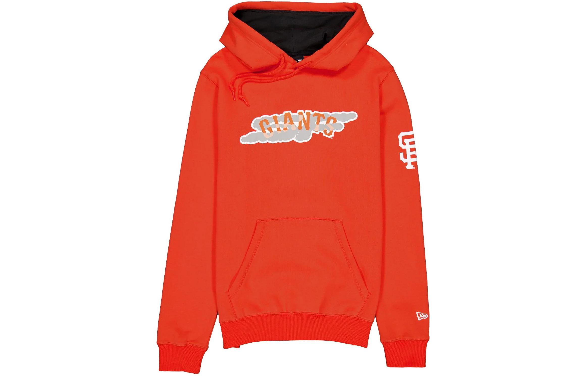 New Era San Francisco Giants Orange Logo Hoodie with Kangaroo Pocket Unisex 60357284