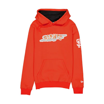New Era San Francisco Giants Orange Logo Hoodie with Kangaroo Pocket Unisex 60357284
