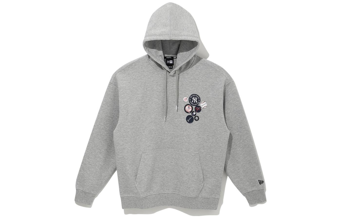 New Era Small Logo Patch Print Hoodie Unisex 13338664