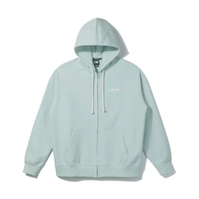 New Era Solid Color Embroidered Zip Hoodie Unisex Blue 13546530
