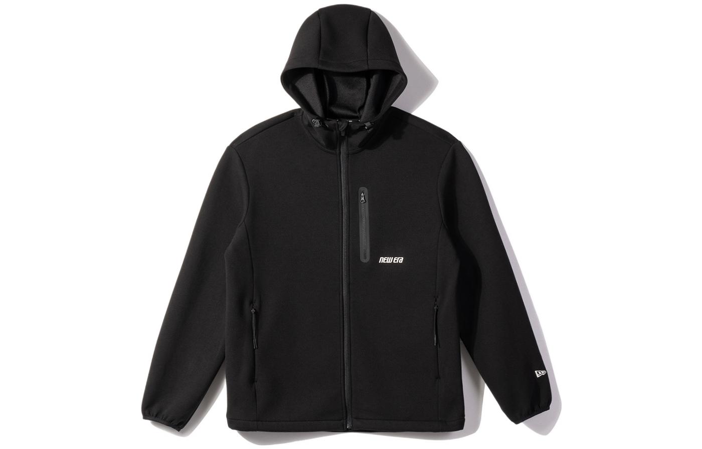 New Era Solid Color Logo Zip-Up Hoodie Jacket Unisex 13546331