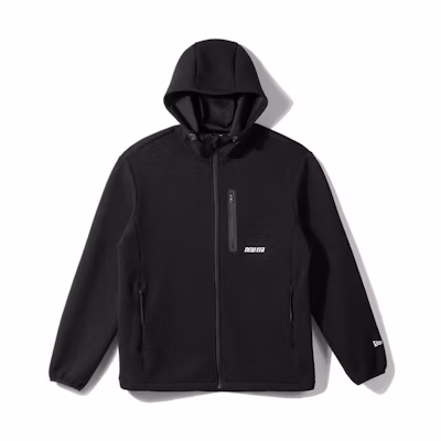 New Era Solid Color Logo Zip-Up Hoodie Jacket Unisex 13546331