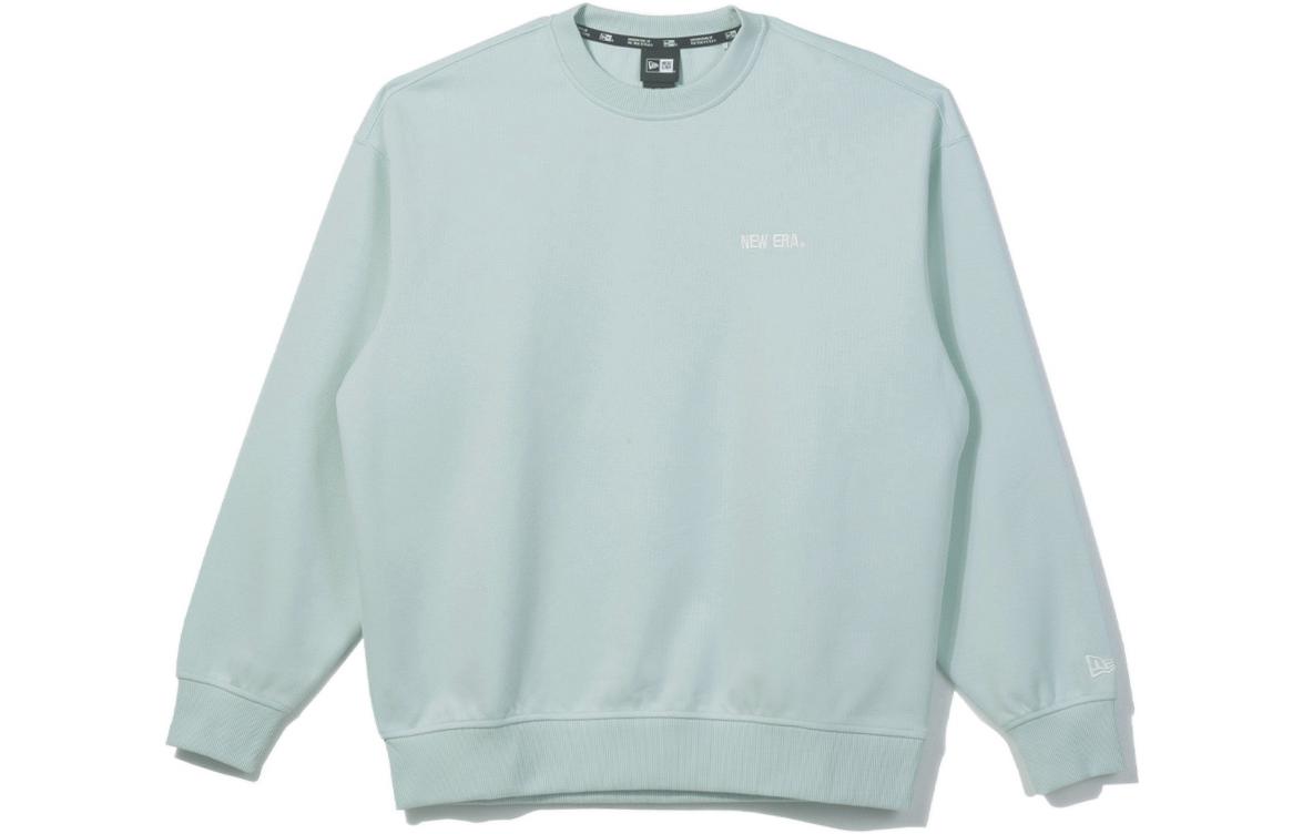 New Era Solid Logo Embroidered Crewneck Sweatshirt Unisex Green 13546535