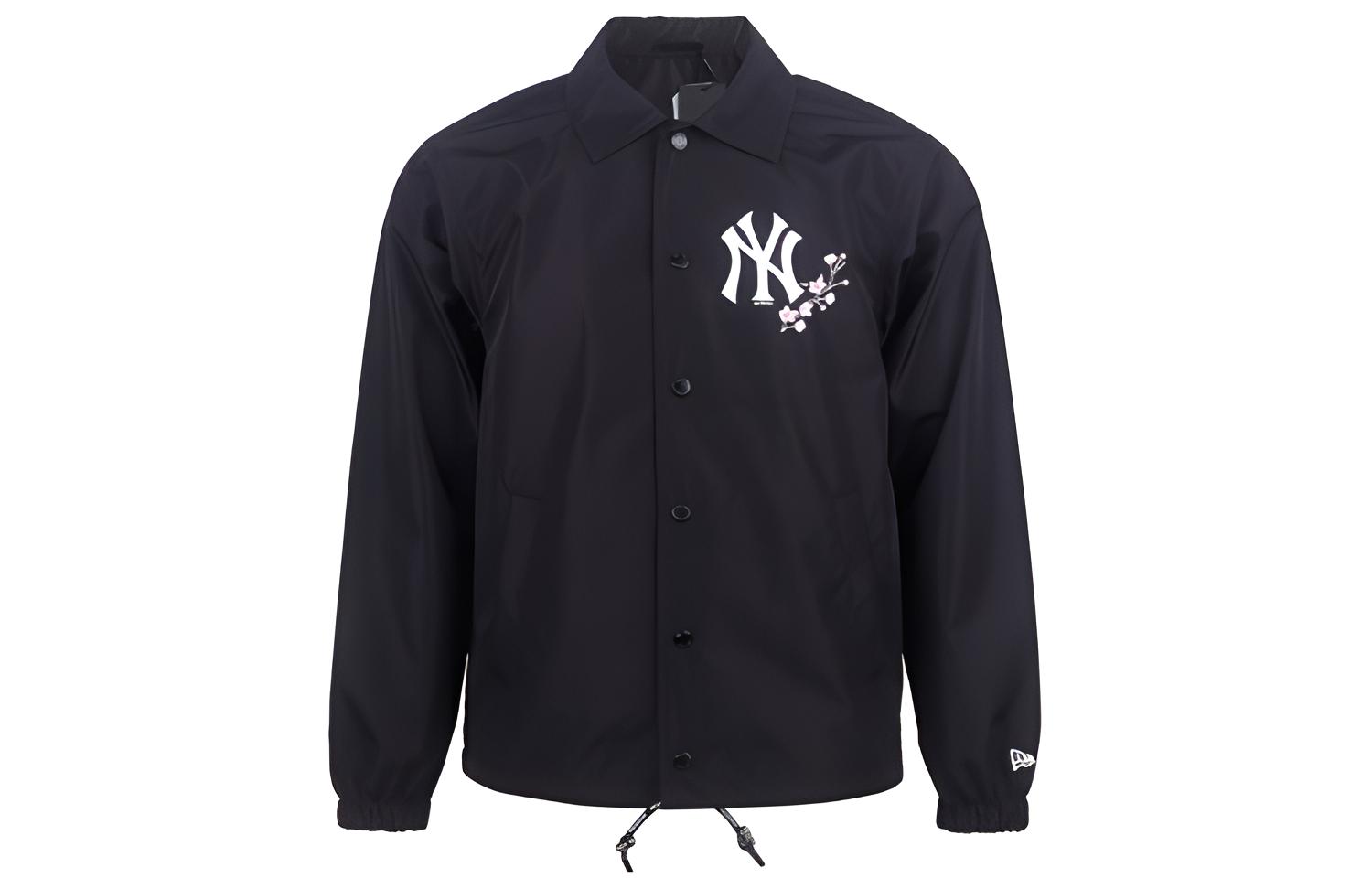 New Era SS21 Cherry Blossom Printed Long Sleeve Jacket Black 12727856