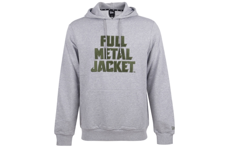 New Era SS21 Letter Print Hoodie Grey 12711632