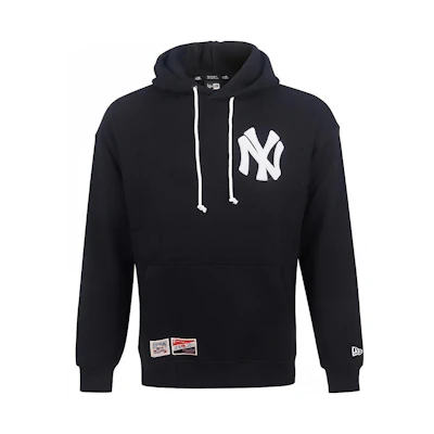 New Era SS21 MLB New York Yankees Pullover Sweatshirt Black Hoodie 12558002