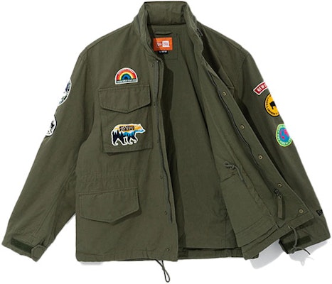 뉴에라 SS22 그린 코튼 스탠드 칼라 긴팔 재킷. 13086489 Shop 뉴에라 SS22 그린 코튼 스탠드 칼라 긴팔 재킷. 13086489