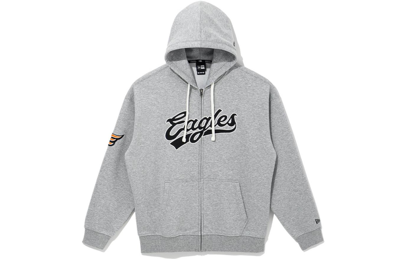 New Era SS22 Blue Pullover Hoodie Jacket with Letter Print for Men 13317055