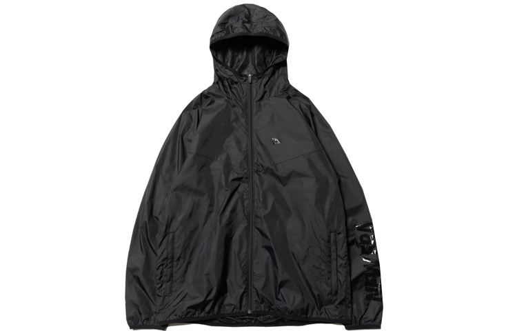 New Era SS22 Casual Black Hooded Jacket 12855342
