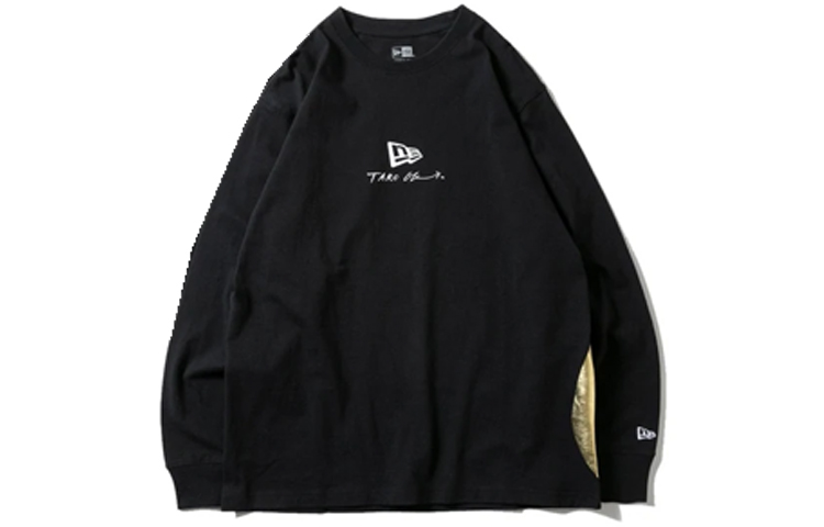 New Era SS22 Crewneck Printed Long Sleeve Sweatshirt Black () 12860511