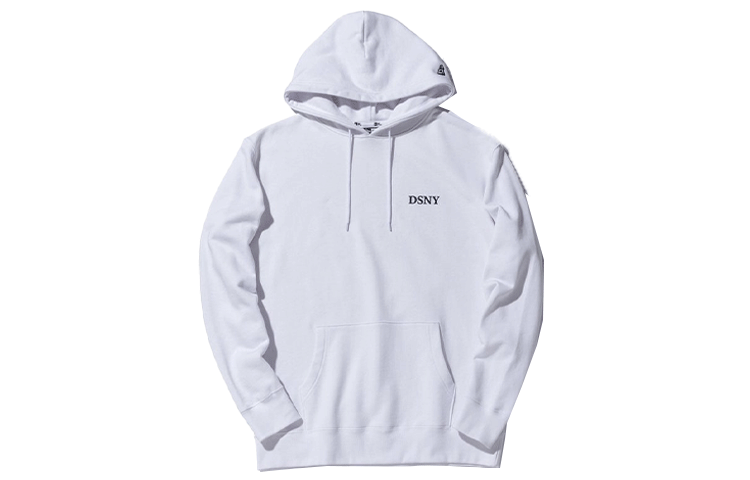 New Era SS22 Fleece Lined Logo Hoodie White Unisex Winter Style 12864352