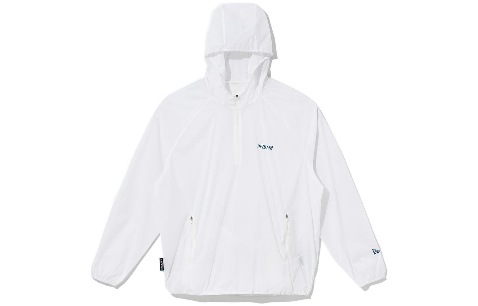 New Era SS22 Half-Zip Hoodie Jacket White 13086459