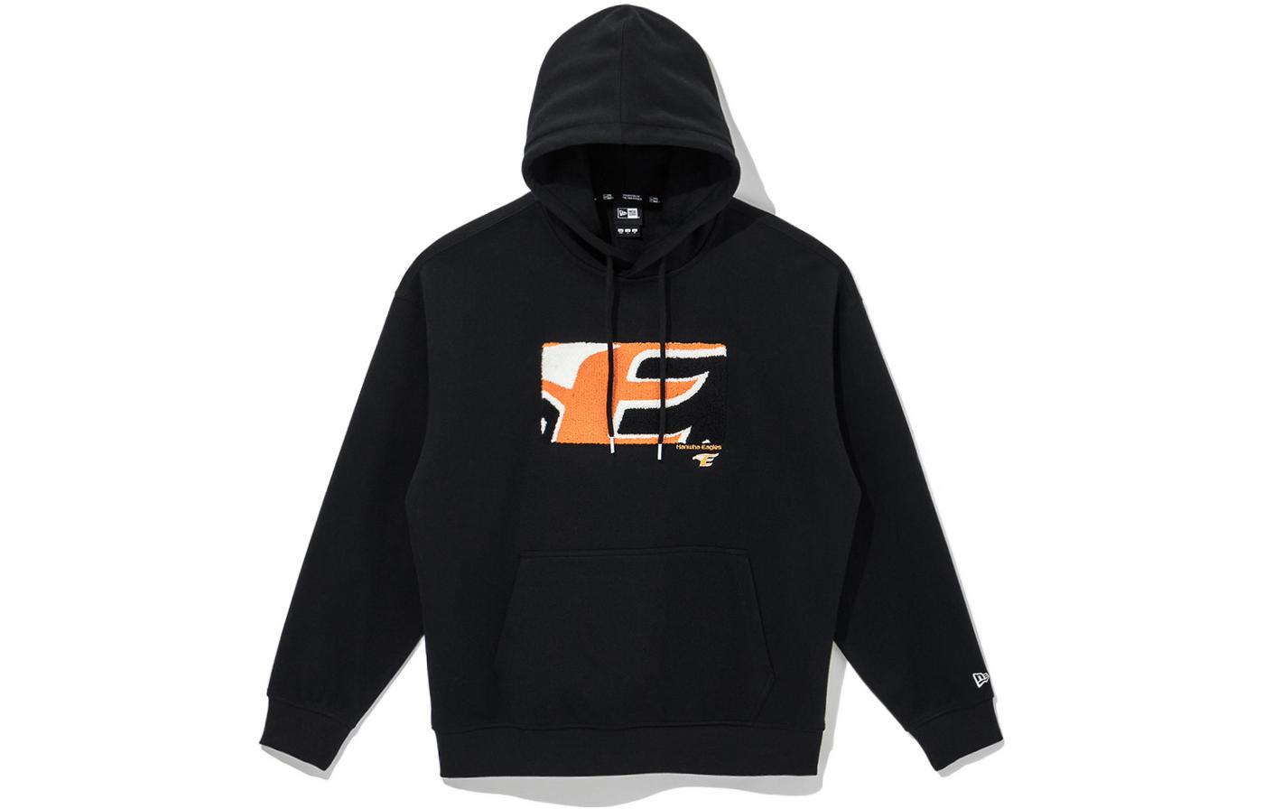 New Era SS22 Letter Pullover Sweatshirt Black 13317083