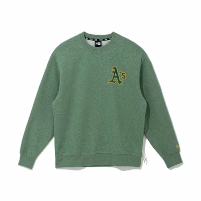 New Era SS22 Logo Graphic Crewneck Sweatshirt Green () 13086594