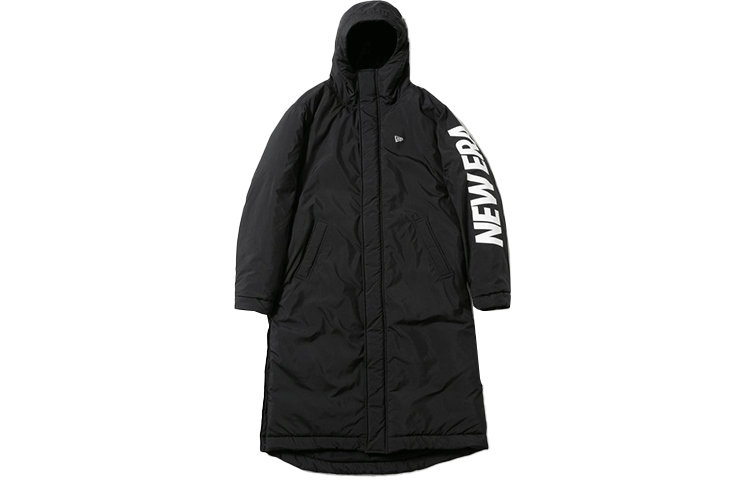 New Era SS22 Long Logo Hoodie Jacket Black 12855361