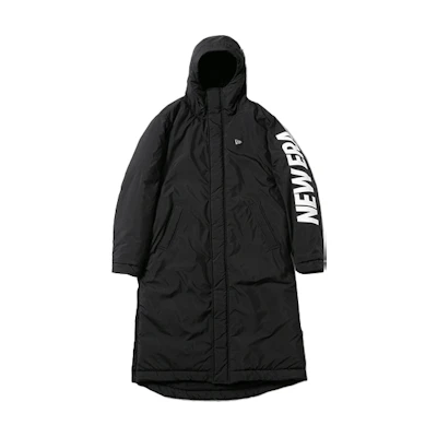 New Era SS22 Long Logo Hoodie Jacket Black 12855361