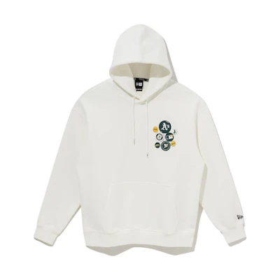 New Era SS22 MLB AS Logo Patch Hoodie Unisex White 13338663