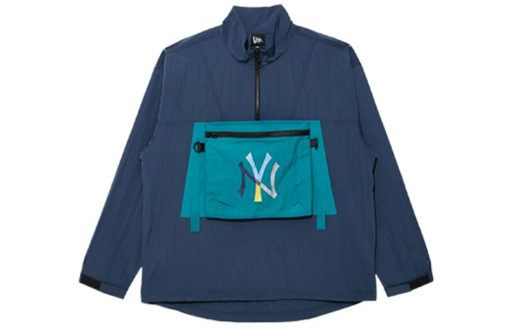 New Era SS22 MLB Colorblock Print Long Sleeve Jacket Navy Unisex 13095697