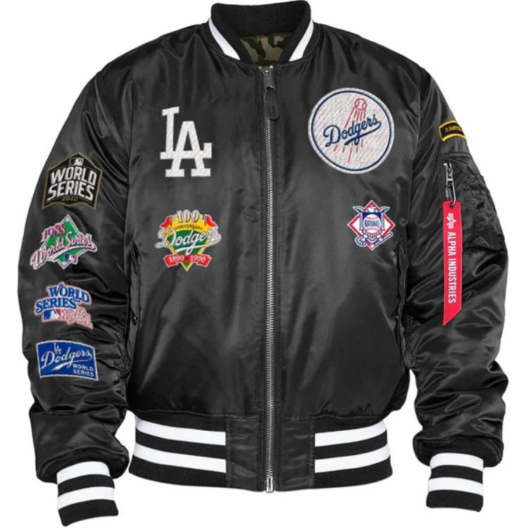 New Era SS22 MLB Reversible Logo Oversized Baseball Jacket Unisex Black. 13026032