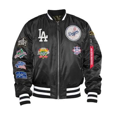 New Era SS22 MLB Reversible Logo Oversized Baseball Jacket Unisex Black. 13026032