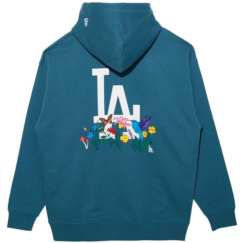 New Era SS22 MLB Summer Garden Embroidered Logo Hoodie Unisex Blue River 13350910