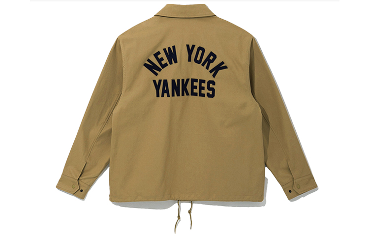 Shop New Era SS22 MLB 洋基海軍藍男女款純色長袖外套 13086587