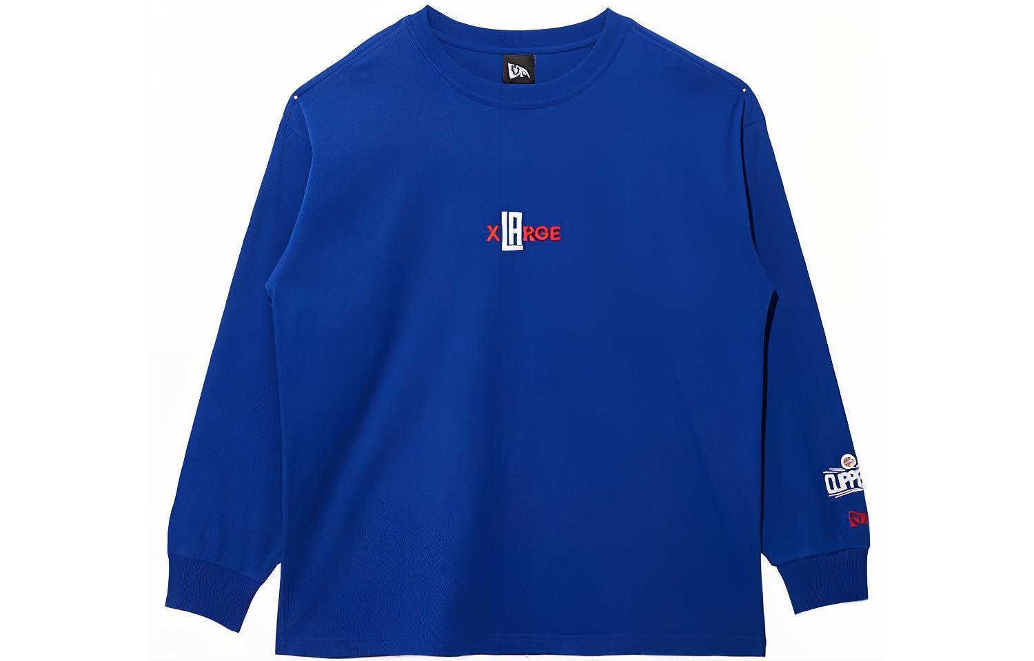 New Era SS22 Solid Logo Print Unisex Sweatshirt - Blue 13134292