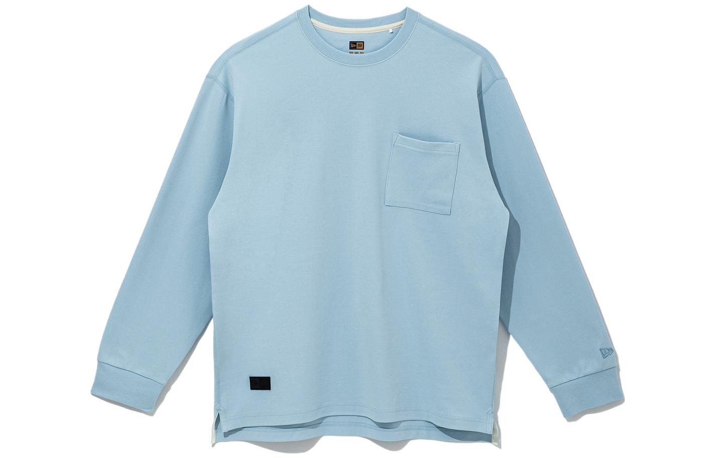 New Era SS22 Unisex Chest Pocket Crewneck Pullover Sweatshirt Sky Blue 13278921