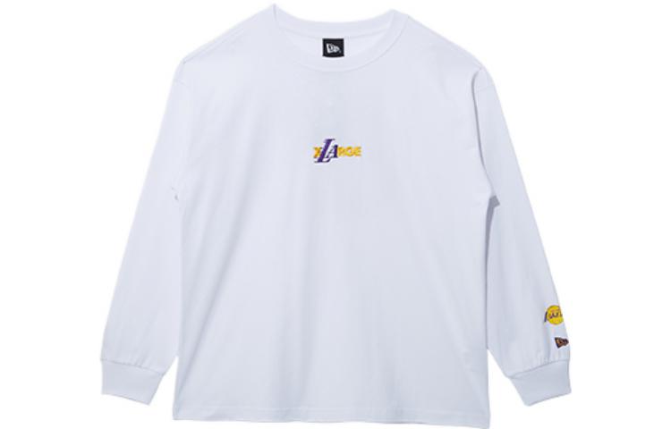 New Era SS22 Unisex Plain White Crewneck Long Sleeve Sweatshirt 13134290