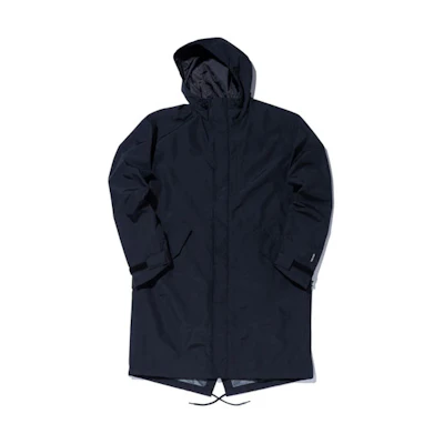 New Era SS22 Unisex Solid Color Long Hooded Jacket Blue 12943699