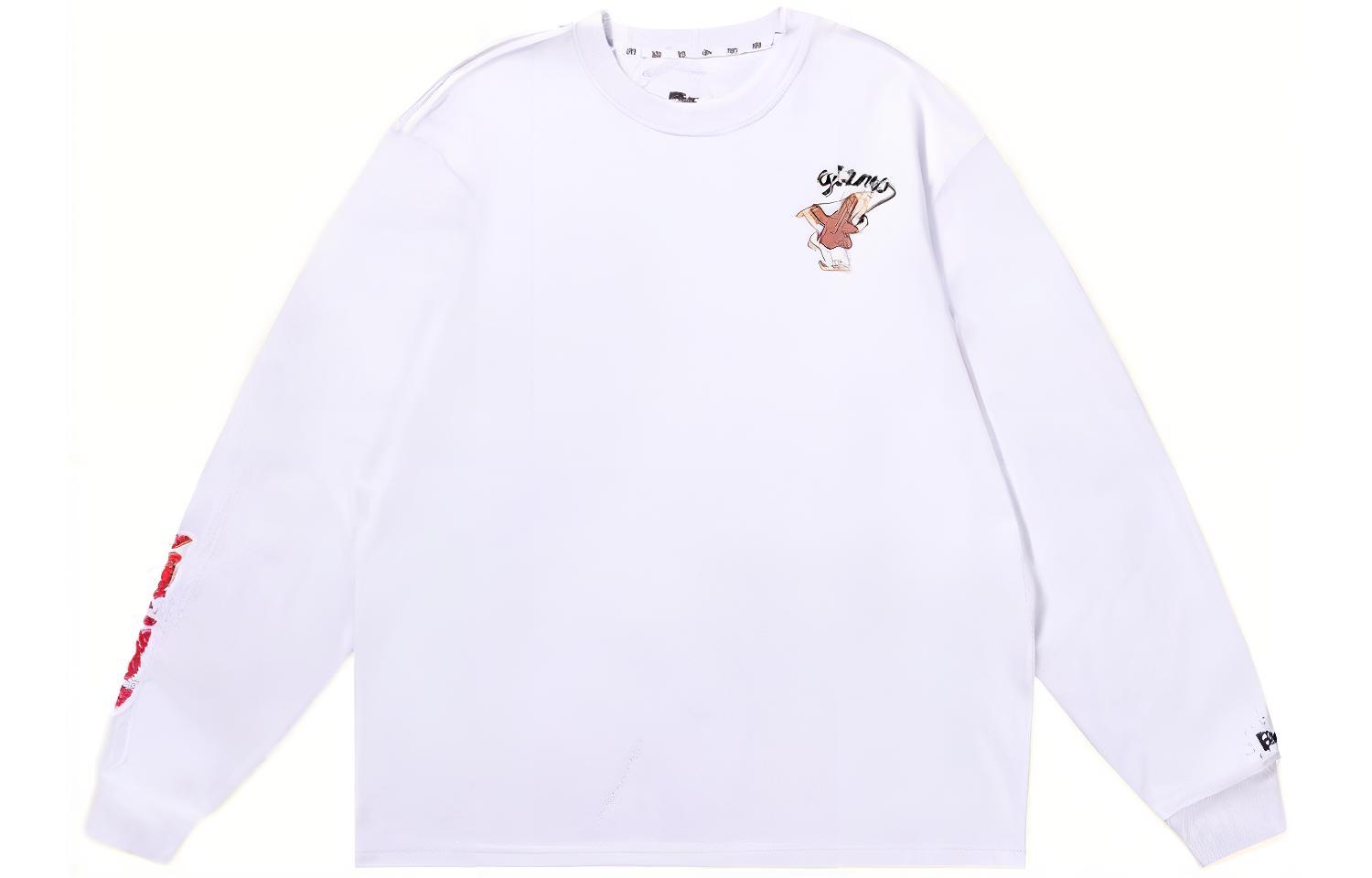 New Era SS22 White Unisex Plain Casual Crewneck Long Sleeve Sweatshirt 12552537