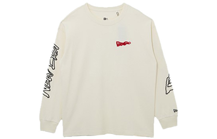 New Era SS22 Year of the Tiger Cartoon Crewneck Sweatshirt Ivory Unisex 13038772