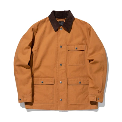 New Era SS23 Caramel Colorblock Button-Up Long-Sleeve Jacket 13357267